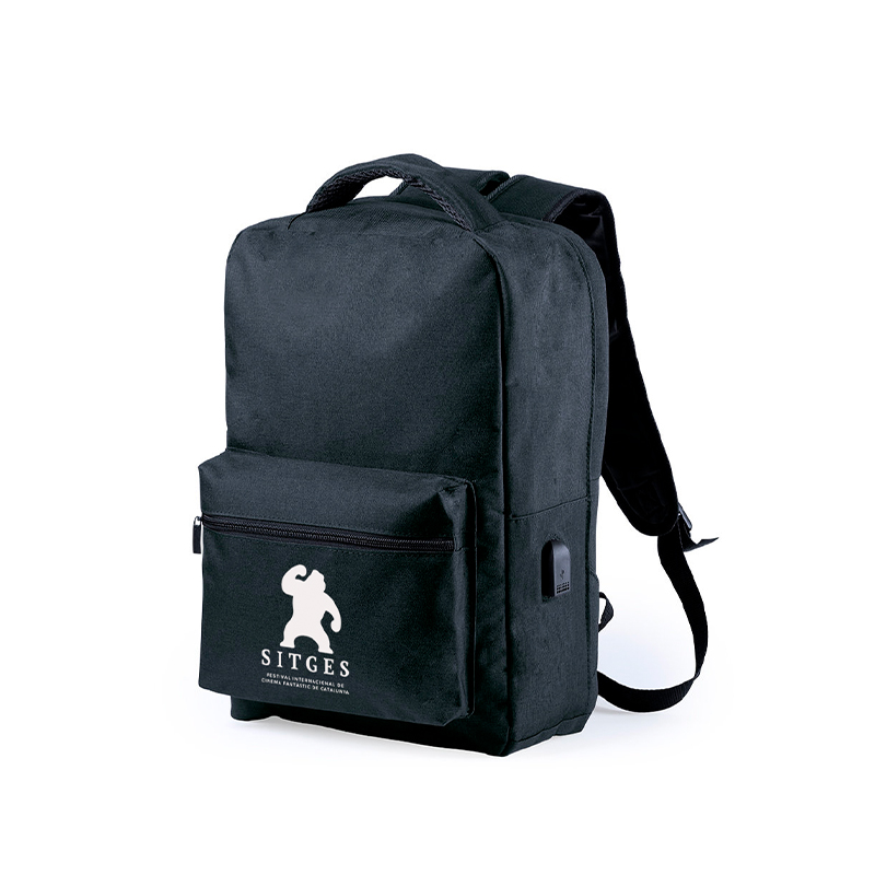 Sitges black RFID backpack