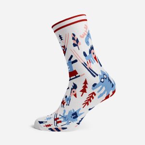 esquiadores socks design by jorge ochagavía